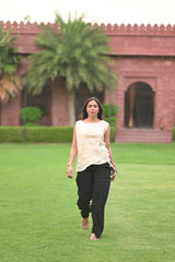 Knot Waist Top / Midnight Wrap KWT-MW