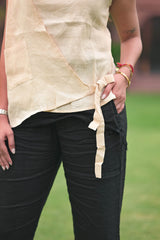 Knot Waist Top / Midnight Wrap KWT-MW