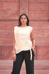 Knot Waist Top / Midnight Wrap KWT-MW