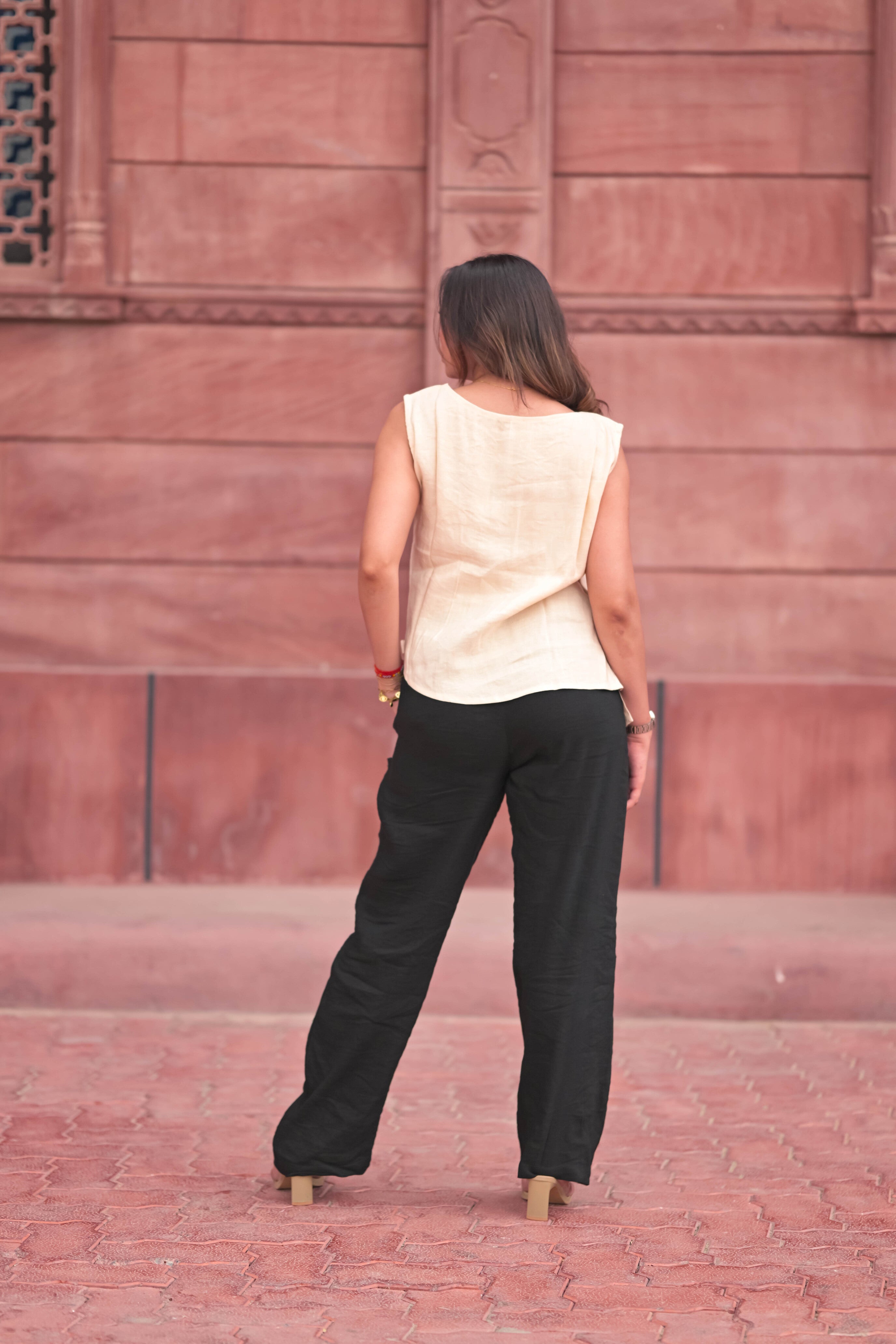 Knot Waist Top / Midnight Wrap KWT-MW